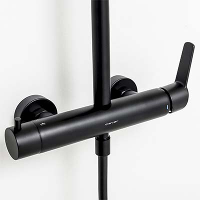 Clever 61019 черная душевая система Clever 61019 черная душевая система