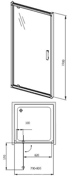 душевые двери Aquaform 103-09323 душевые двери Aquaform 103-09323