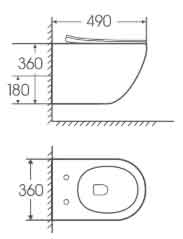Devit Lite 3303033 унитаз Торнадо Devit Lite 3303033 унитаз Торнадо